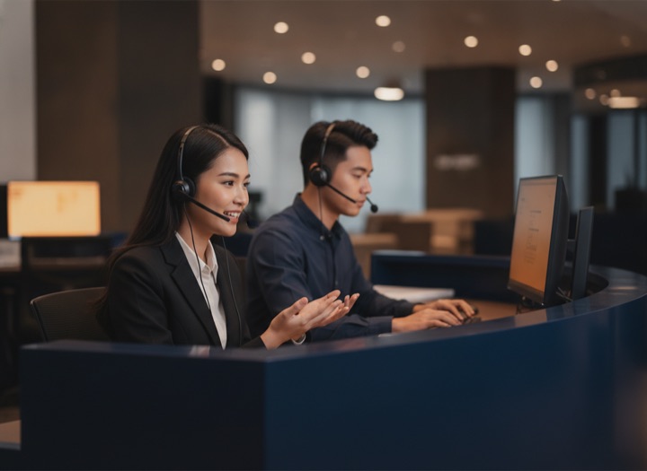 Support that answers in three languages